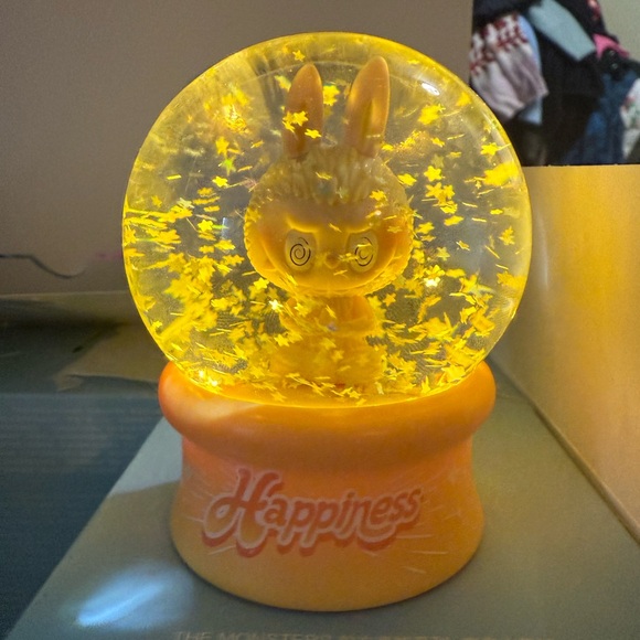 POP MART Other - Pop Mart Labubu Big Into Energy BIE Snow Globe - Happiness